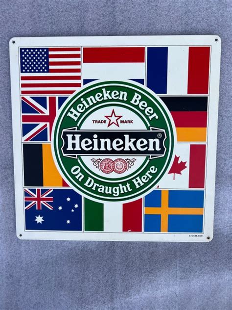 Heineken Bier Advertising Sign Metal Catawiki