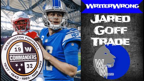 Detroit Lions Trade Rumors Goff On The Block First Round Picks Youtube