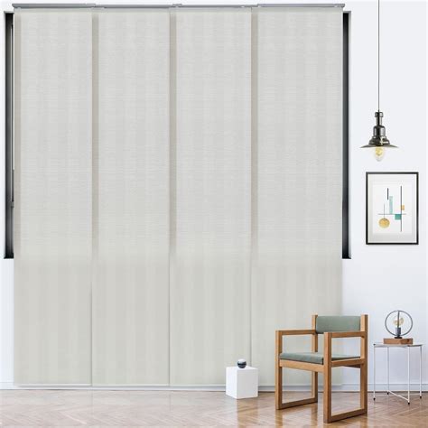 Amazon Letau Cordless Sliding Panels Track Blinds Blackout