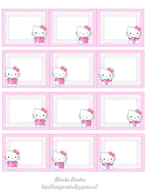 Pin De Dorita Rico En Hello Kitty Etiquetas Imprimibles Gratis Etiquetas Imprimibles