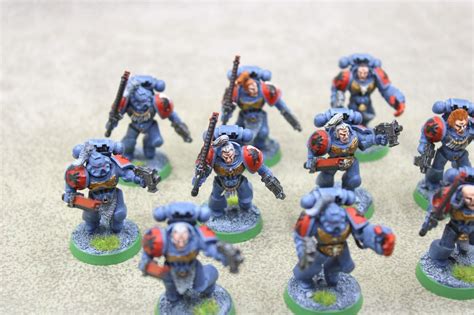 40k Space Marines Space Wolves Assault Squad X10 Very Well Painted Gw