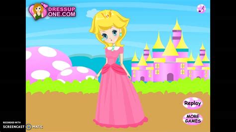 Princess Peach Dress Up Game