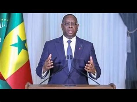 Direct Adresse A La Nation Du President Macky Sall Avril Youtube