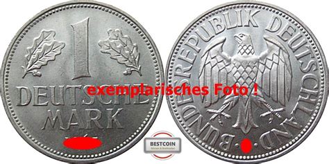 BRD 1 Mark 1989 D J 385 Kursmünze Bundesrepublik Deutschland SS