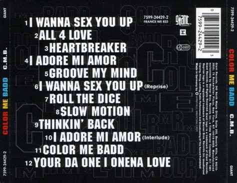Dance Vs House Color Me Badd Cmb 1991