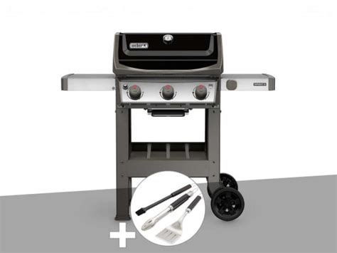 Barbecue gaz Weber Spirit II E 310 plancha Kit ustensiles 3 pièces