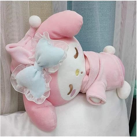 Chenxu Plüschtier Flauschiges 8 Zoll Karikatur Sanrio Sleeping Cinnamoroll My Melody Pompom