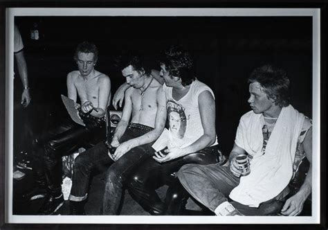 Dennis Morris Sex Pistols Backstage 1977 Bromide Fibre Print For