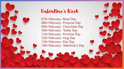 Valentines Week 2023 Full List Important Dates Schedule Full List And