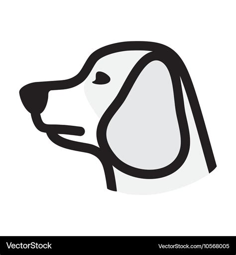 Dog icon Royalty Free Vector Image - VectorStock