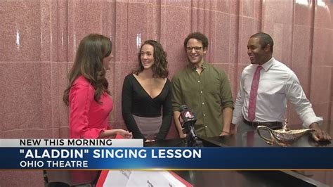 Nbc4s Monica Day And Matt Barnes Sing With Aladdin Cast Youtube