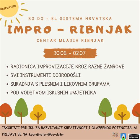 IMPRO RIBNJAK El Sistema Hrvatska Centar Mladih Ribnjak