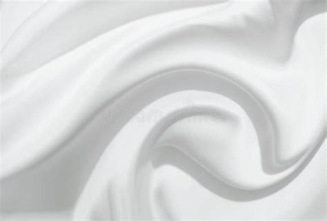 White Silk Fabric Texture Background Stock Image - Image of cloth ...