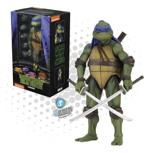 Figura Leonardo Tortugas Ninja Neca Tmnt Escala 1 4 42 Cm MercadoLibre