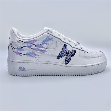 Custom Nike Air Force Schmetterling Etsy