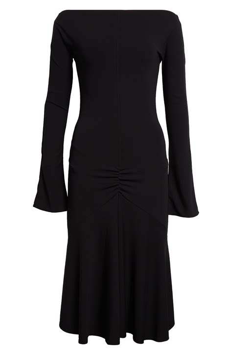 Leota Perfect Faux Wrap Maxi Dress In Black Crepe Modesens Artofit