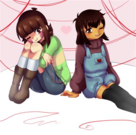 P Charisk Frisk Chara UT shipping Undertale шиппинг UT