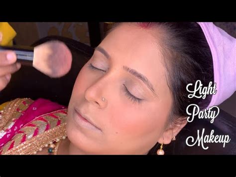 Light Party Makeup Step By Step Saubhaya Makeup