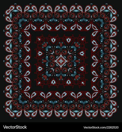 Bandana Pattern Royalty Free Vector Image - VectorStock