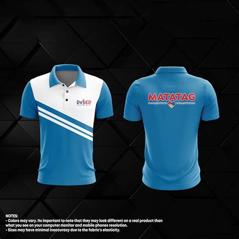 Deped Matatag Polo Uniform Sublimation Polo Shirt For Men And Women