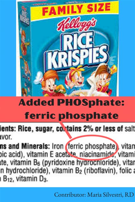 Find The Phosphates Examples Of Foods With Phosphate Additives