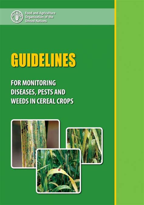 Pdf Guidelines For Monitoring Diseases Pests And Weeds In Pests