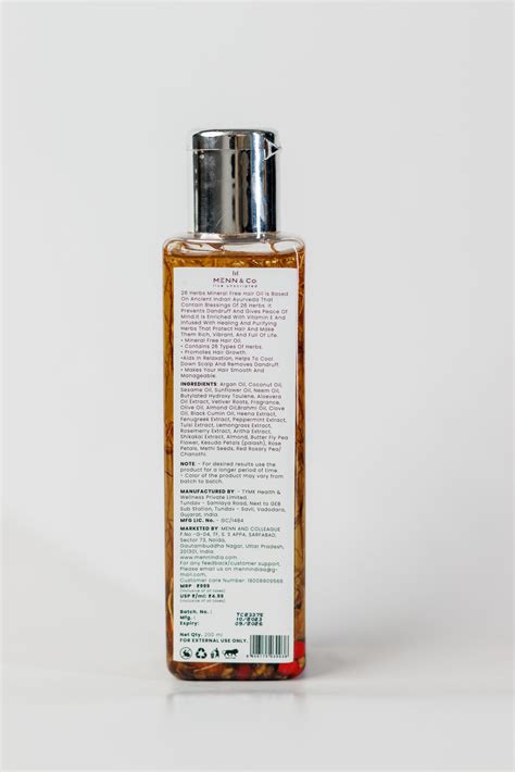 26 HERBS MOROCCAN ARGAN HAIR OIL – Menn & Co.