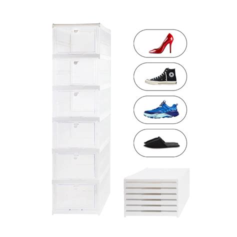 Taiwan Manufacturing Tier Designed Foldable Shoe Box Featuring