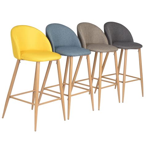 Chaise De Bar Cozy Jaune Lot De 2 Choisissez Nos Chaises De Bar