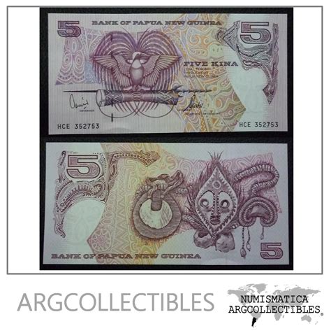 Papua Nueva Guinea Billete Kina Pick D Unc Argcollectibles