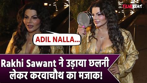 Drama Queen Rakhi Sawant Masti With Paps And Slams Ex Hubby Adil Khan