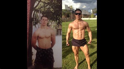 Antes E Depois Musculação Atleta Natural Before And After