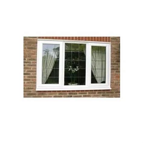 White Upvc Fixed Window Glass Thickness Mm At Rs Square Feet In