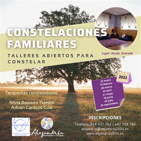 Taller de constelaciones familiares en Atarfe Granada Sábado 19 de