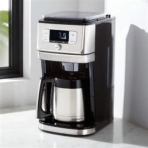 Cuisinart Automatic Grind And Brew 12 Cup Coffee Maker Machine Reviews Crate And Barrel