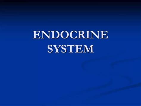 Ppt Endocrine System Powerpoint Presentation Free Download Id 4752894