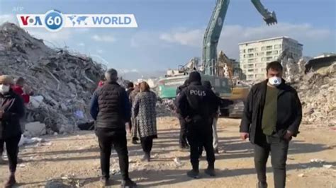 Voa60 World Death Toll From Turkey And Syria Earthquake Surpasses 40