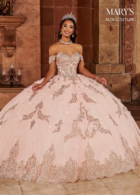 Mary S Bridal Quinceanera Dresses Alta Couture Sweet 15 Ball Gowns Tagged Strapless Dresses