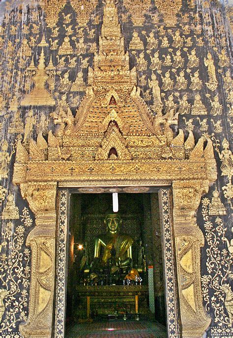 Luang Prabang Laos Wat Xiang Thong Doorway Seated Bud Flickr