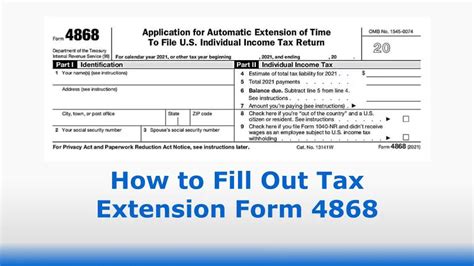 HOW TO Fill Out Form 4868