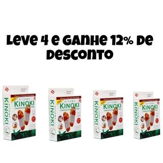 Kinoki 10 Adesivos Eliminador De Toxinas Natural Relaxa Combate Fadiga