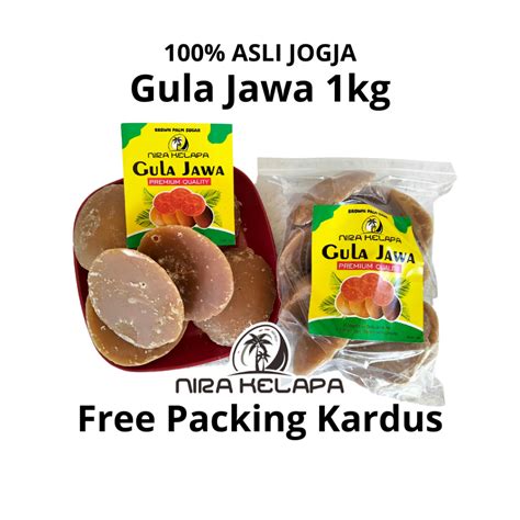 Jual Gula Merah Kg Asli Jogja Nira Kelapa Batok Jawa Original Premium