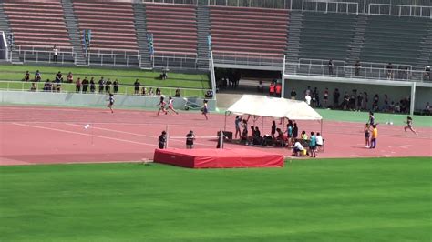 2018 茨城県高校新人陸上 水戸地区女子200m予選2組 Youtube