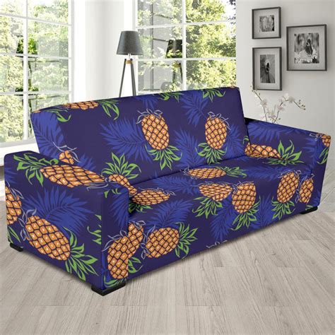 Pineapple Pattern Print Design Pp02 Sofa Slipcover Jorjune