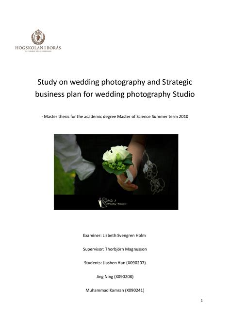 Photography Business Marketing Plan | Company, Wedding, Photography, Photo