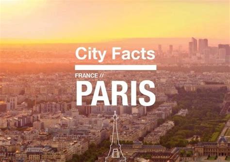 Infografica su Parigi la città dellamore GO Blog EF Blog Italia