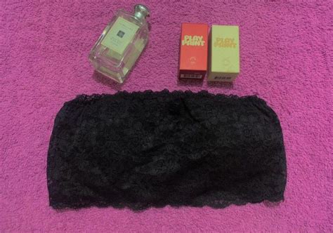 Tutu Anna Lingerie Cover Cleavage Lacey Padded Strapless Tube On Carousell