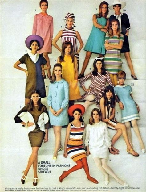 1960s A Decade Of Colour Mod Fashion 60s Fashion Trends Sixties