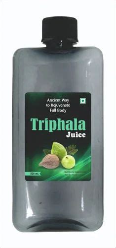 Our Brand Triphala Herbal Juice 500 Ml Packaging Type Bottle At Rs