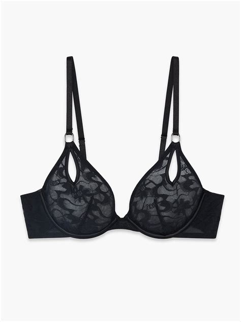 Link Up Lace Unlined Plunge Bra In Black SAVAGE X FENTY Germany